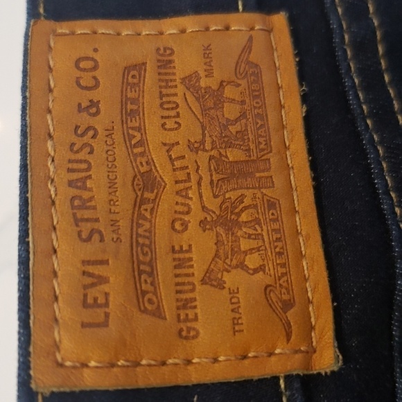 Levi Strauss Denim Skinny 711 Jeans Dark Womens Size 27/30 - Picture 3 of 13